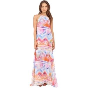 Show Me Your Mumu Maxi Dress Sz XS - Multi-Color Aztec Print